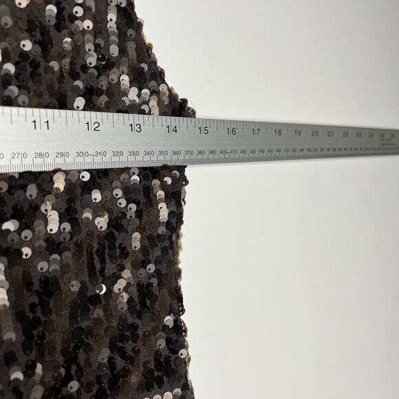 AKIRA Black Sequin Mini Dress - Picture 8 of 14